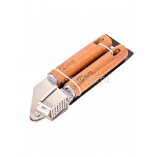 Пресс для чеснока с деревянной ручкой 20 см оптом SM-X398