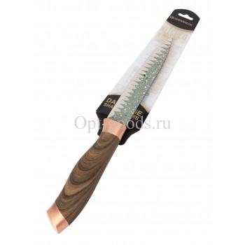 Рифленый нож с пластмассовой ручкой 25 см оптом SM-X545