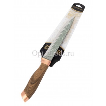 Рифленый нож с пластмассовой ручкой 34 см оптом SM-X546