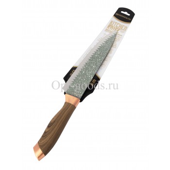 Рифленый нож с пластмассовой ручкой 34 см оптом SM-X547