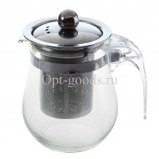 Заварочный чайник стеклянный 1,2 л оптом SM-X1221
