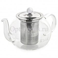 Заварочный чайник стеклянный 400 мл оптом OM-X553